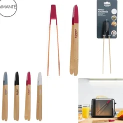 Kökstänger-Bambu Servering Tång GRÅ