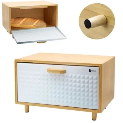 Brödlådor & Brödpåsar-BAMBUBRÖDSLÅDA FÖR BRÖD 4251