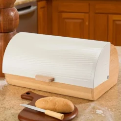 Bambus brödkorg E-6078 - Modern design i beige