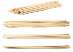 Bambuspinnar 80 cm Ø6 mm – 500 st, för växter, orkidéer och dekoration