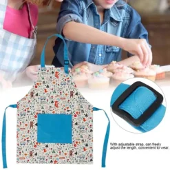 Barn Barn Matlagning Bakning Målning Förkläde Kockar Kök Hem