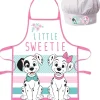 Barnförkläde 2-delat set med Disney 101 Dalmatiner Little Sweetie
