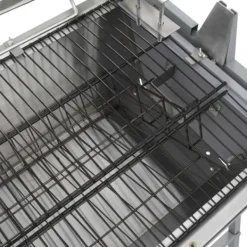 vidaXL Grillugnar & Ugnar Med Roterande Stekspett-BBQ i järn och rostfritt stål med grillspätt - Grillugnar & ugnar med roterande stekspett