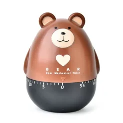 Bear Kökstimer Mekanisk Kökstimer Klocka Multifunktionella Härliga Köksredskap