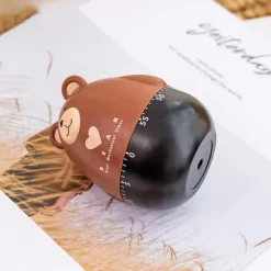 Bear Kökstimer Mekanisk Kökstimer Klocka Multifunktionella Härliga Köksredskap