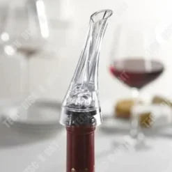 Vinluftare-Bec versörs ventil - TD® - Transparent och svart - Plast - Droppfri - Modern