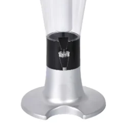 Dryckesautomater-Beer Tower Dispenser med självlysande kran för Home Bar KTV - 3L Silver