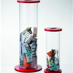 Behållare För Farligt Avfall-Behållare för använda batterier, gamla mediciner, kapsyler, 17,5L