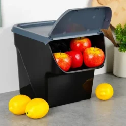 Behållare För Matförvaring-Behållare för grönsaker, frukt, lök, potatis, vitlök, köksförvaring