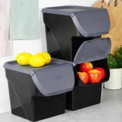 Behållare För Matförvaring-Behållare för grönsaker, frukt, lök, potatis, vitlök, köksförvaring