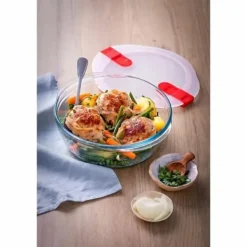 Behållare För Matförvaring-Behållare för matkonservering Pyrex Cook & Heat 1,1 L Transparent 3 Delar