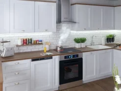 Berdsen BT-202 60 cm spiskåpa med skorsten