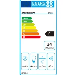 Köksfläktar-Berdsen BT-215 60 cm spiskåpa svart