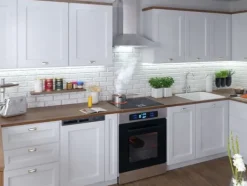 Berdsen BT-213 INOX 60 cm spiskåpa med skorsten