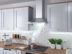 Berdsen BT-213 INOX 60 cm spiskåpa med skorsten