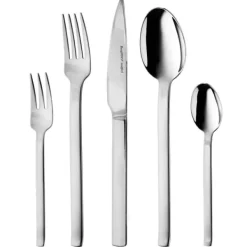 Matbestick-BergHOFF 30-delt Bestikst - Essence Designer Rustfrit Stl Bestik med Elegant Rektangulrt Design