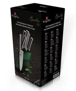 Köksknivar-BERLINGER HAUS BH-2448 KNIVSET I STÄLL