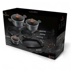 Köksutrustningsset-BERLINGER HAUS BH-6021 MOONLIGHT GRANITE KOKSÄTT