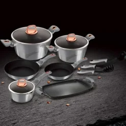 Köksutrustningsset-BERLINGER HAUS BH-6021 MOONLIGHT GRANITE KOKSÄTT