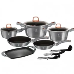 Köksutrustningsset-BERLINGER HAUS BH-6021 MOONLIGHT GRANITE KOKSÄTT