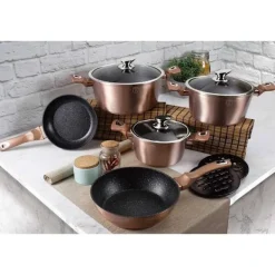 Berlinger Haus Granitgrytor BH-6161 Roséguld 17 delar