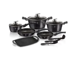 Berlinger Haus Lumarko Berlingerhaus Bh-6911 Carbon Pro Cookware Set!