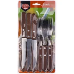 Matbestick-BESTICK SET PIZZA STEAK BESTICK 12 st GLAD GRÖN