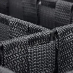 Bestickslåda, 4-fack, 4,5x26x36 cm