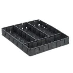 Bestickslåda, 4-fack, 4,5x26x36 cm