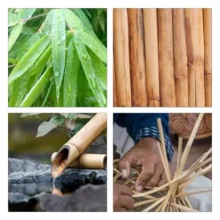 Bestickslåda, Utdragbar Bambu, 5x52x45,5 cm, Natur