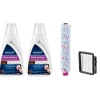Bissell Rengöringspaket 2x Golvrengöringsmedel MultiSurface + Borstrulle + Filter CrossWave