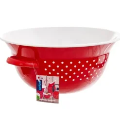 Vispskålar & Bunkar-Blandningsskål, emaljerad stål, 9 liters kapacitet,Röd