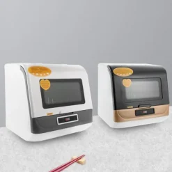 Diskmaskiner-Bänkdiskmaskin DWS-T05, portabel mini, vit, 220V 800W, med vattenslang