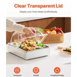 Tillbehör För Matservering-Bänkskiva Matserveringsbehållare för Kryddor, med Lock, Slitstark, Lätt att Rengöra, Köksförvaring