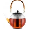 Bodum Kaffe- & Tekannor-Assam - Enkel tekanna - 1500 ml - Bambu - Bambu - Borosilikatglas - Metall - Plast - Gummi - Rostfritt stål - 203 mm - 164 mm (1765215)