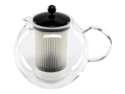 Bodum Kaffe- & Tekannor-ASSAM F/PLST 1 Liter Te-forbereder Transparent, Sort