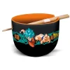 Tallrikar & Bordsserviser-Bol för ramen - STOR - Super Saiyan Blue Goku och Vegeta - Keramik - 470 ml - Flerfärgad