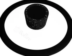 Skållock-Bollire Bollire glaslock med silikonkanter Milano, 24 cm