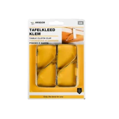 Bordsklämma 4-pack rostfritt stål