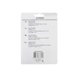 Bordsklämma 4-pack rostfritt stål