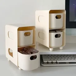 Bordslåda för bordslåda Multifunktionell förvaringslåda med stor kapacitet för hemmets sovsal