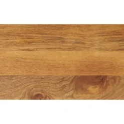 Bordsskiva i massivt mangoträ - Rektangulär bänkskiva | Storlek: 60x30x3,8 cm | Färg: Naturlig träton
