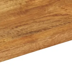 Bordsskiva i massivt mangoträ - Rektangulär bänkskiva | Storlek: 60x30x3,8 cm | Färg: Naturlig träton