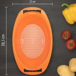 Borner droppbricka för V5 PowerLine grönsaksriv i vitt - silinsats för avtappning