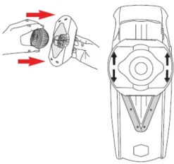 Borner original säkerhetsfrukthållare för skivare och rivjärn