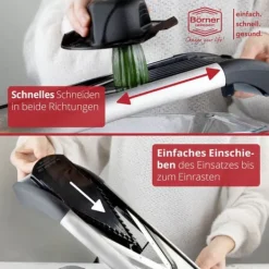 Borner V6 ExclusiveLine grönsaksskärare i rostfritt stål | rivjärn