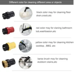 Borstar och ångmunstycke för Kärcher SC/SG, 7 reservdelar