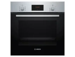 Bosch Serie | 2 HBF113BR1S - Ugn - inbyggd - fördjupning - bredd: 56 cm - djup: 55 cm - höjd: 57.5 cm - Klass A - rostfritt stål