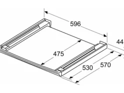 Bosch WTZ27500 - Staplingskit med utdragshylla