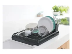 Brabantia - Dish rack - 49.2 x 38.6 x 14.2 cm - mörkgrå